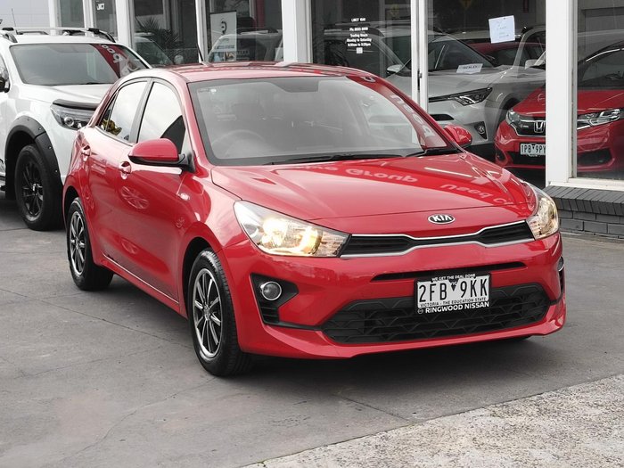 2021 Kia Rio S YB MY21 Signal Red