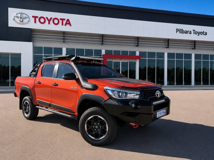 2018 Toyota Hilux Rugged X Orange