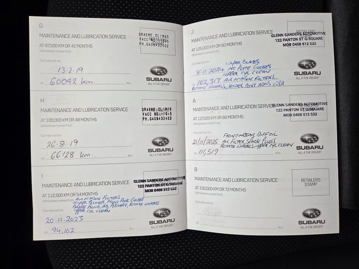 2013 Subaru Impreza 2.0i G4 MY13 WHITE