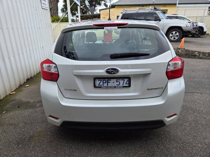 2013 Subaru Impreza 2.0i G4 MY13 WHITE