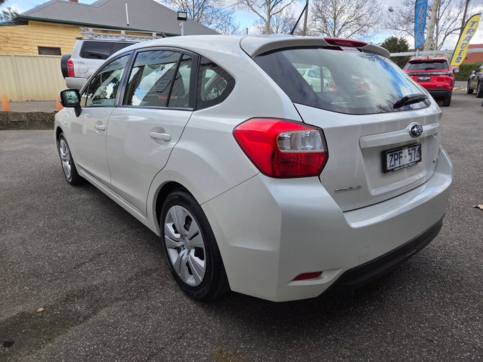 2013 Subaru Impreza 2.0i G4 MY13 WHITE