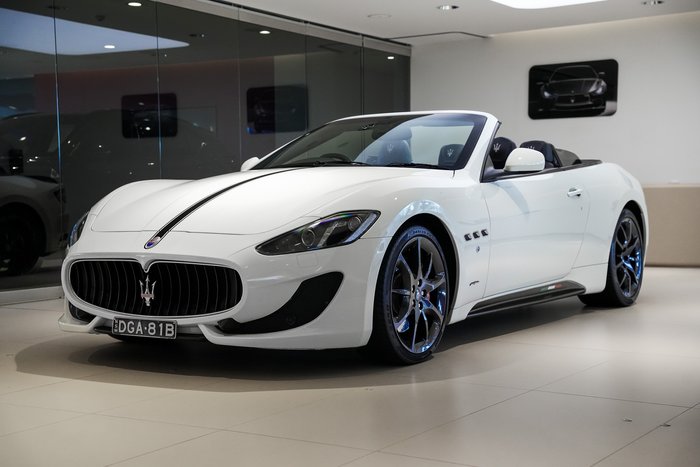 2013 Maserati GranCabrio M145 MY13 WHTE