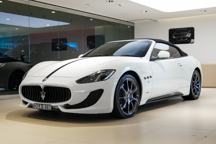 2013 Maserati GranCabrio M145 MY13 WHTE