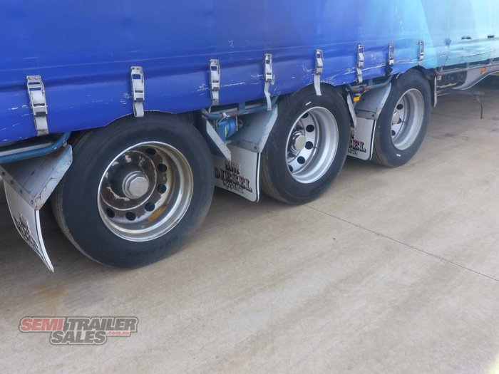 2009 Vawdrey 34 Pallet Dropdeck Curtainsider B Double Set