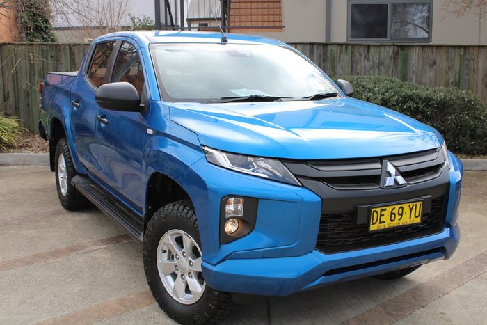 2022 Mitsubishi Triton GLX+ MR MY23 4X4 Dual Range Blue