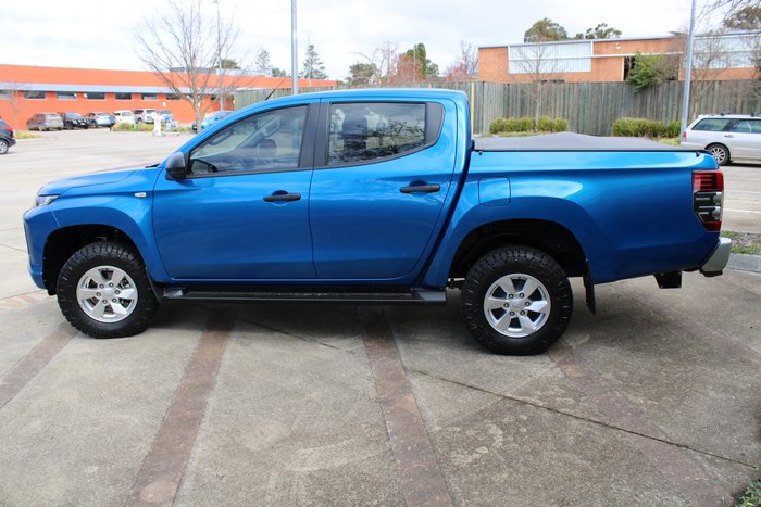 2022 Mitsubishi Triton GLX+ MR MY23 4X4 Dual Range Blue