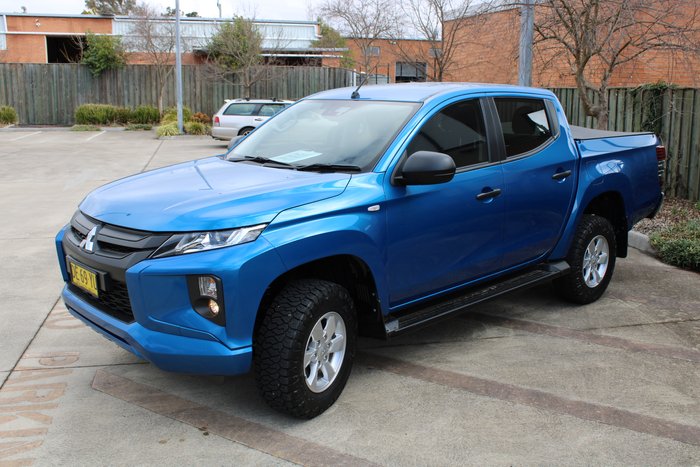 2022 Mitsubishi Triton GLX+ MR MY23 4X4 Dual Range Blue
