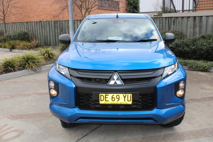 2022 Mitsubishi Triton GLX+ MR MY23 4X4 Dual Range Blue