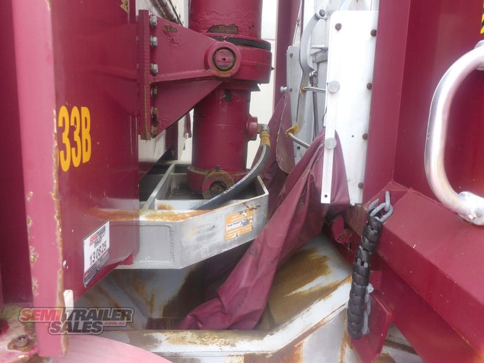 2009 Lusty Tipping Curtainsider B Double Set Grain Chassis Tippers