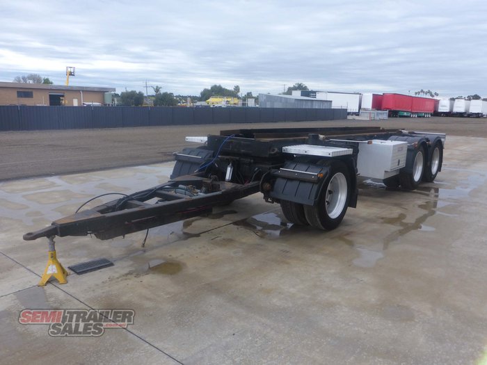 2009 WESE Skip Bin Dog Trailer