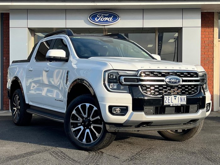 2025 Ford Ranger Platinum MY25.25 4X4 Dual Range Arctic White