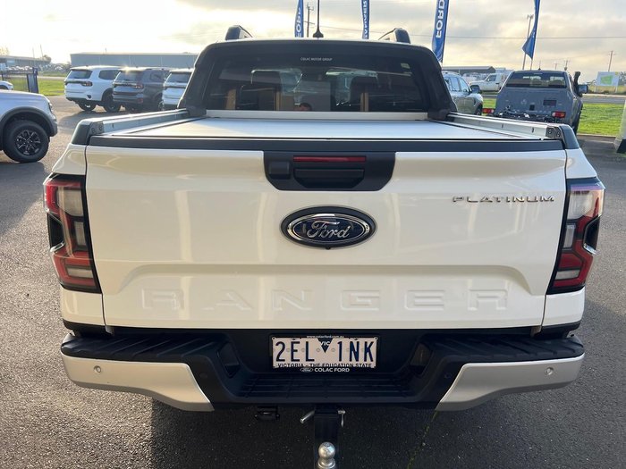 2025 Ford Ranger Platinum MY25.25 4X4 Dual Range Arctic White