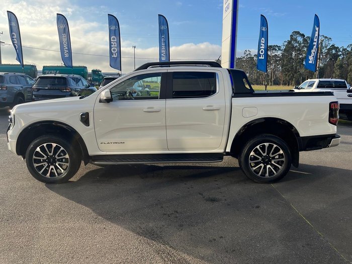 2025 Ford Ranger Platinum MY25.25 4X4 Dual Range Arctic White