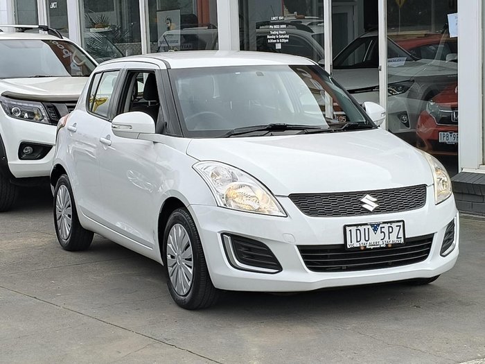 2014 Suzuki Swift GL FZ MY14 Snow White