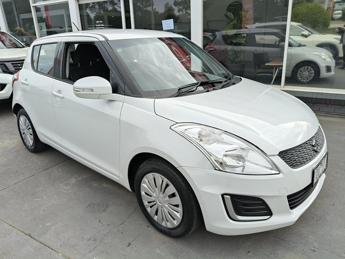2014 Suzuki Swift GL FZ MY14 Snow White