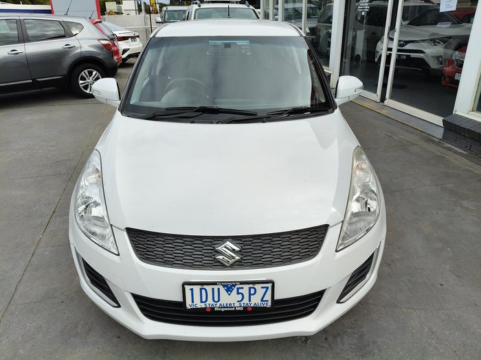 2014 Suzuki Swift GL FZ MY14 Snow White