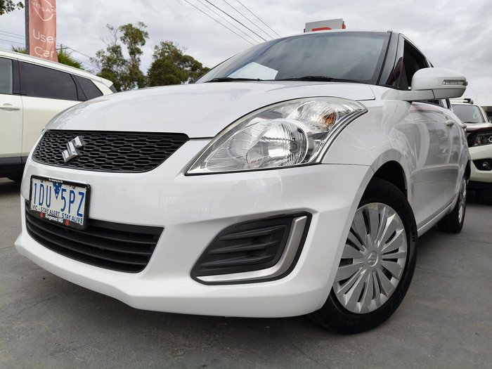 2014 Suzuki Swift GL FZ MY14 Snow White