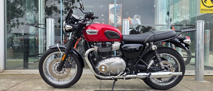 2019 Triumph BONNEVILLE T100 BLACK RED