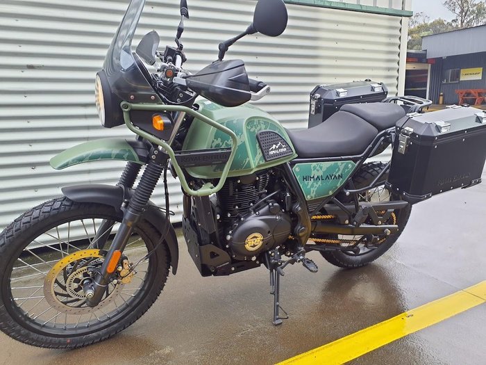 2023 Royal Enfield Himalayan E5 Premium Himalayan Green