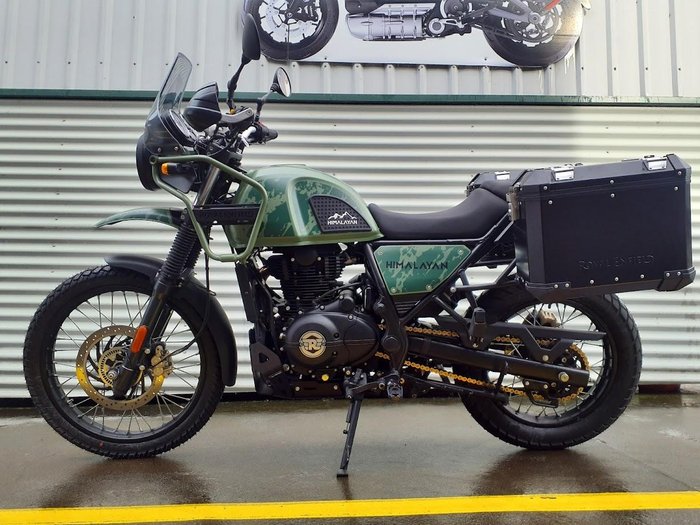 2023 Royal Enfield Himalayan E5 Premium Himalayan Green