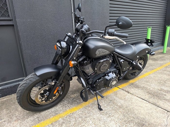 2024 Indian CHIEF BOBBER DARK HORSE BLACK SMOKE