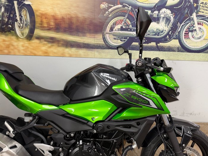 2026 Kawasaki Z500 GREEN