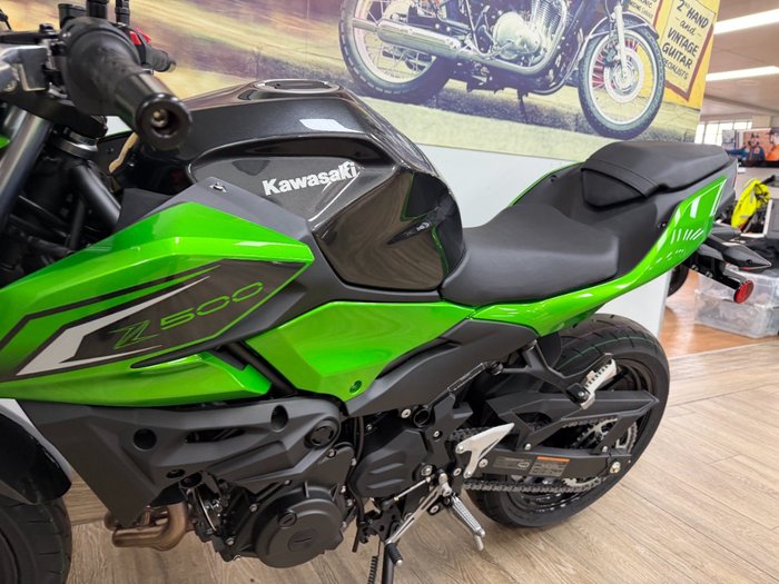 2026 Kawasaki Z500 GREEN