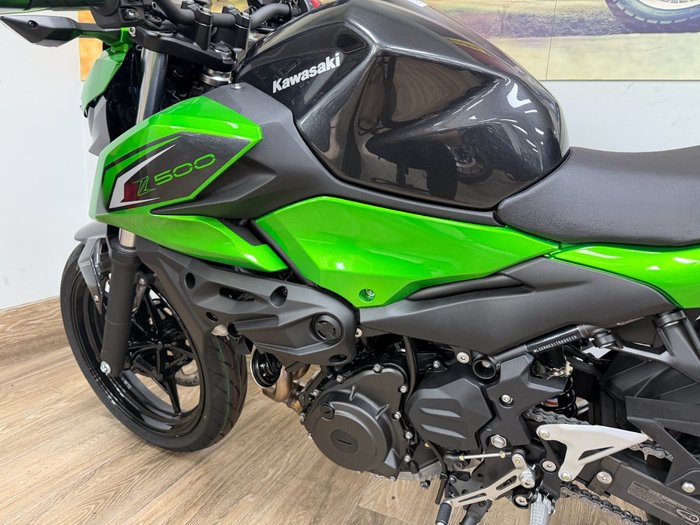 2026 Kawasaki Z500 GREEN
