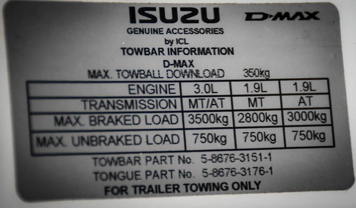 2021 Isuzu D-MAX SX