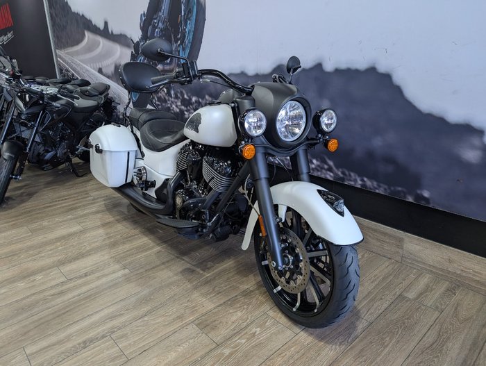 2019 INDIAN SPRINGFIELD DARK HORSE WHITE WHITE