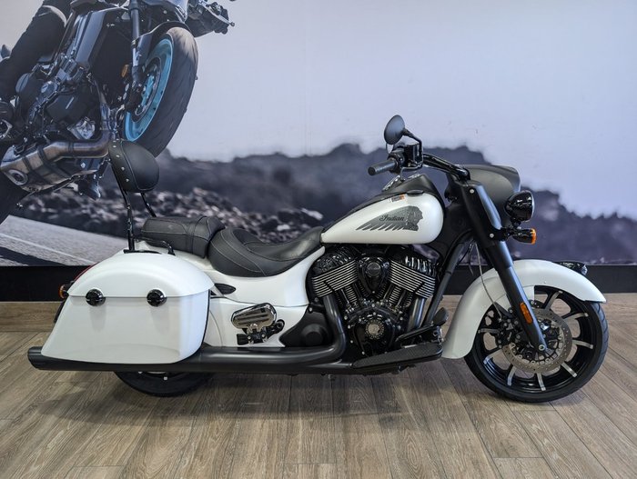 2019 INDIAN SPRINGFIELD DARK HORSE WHITE WHITE