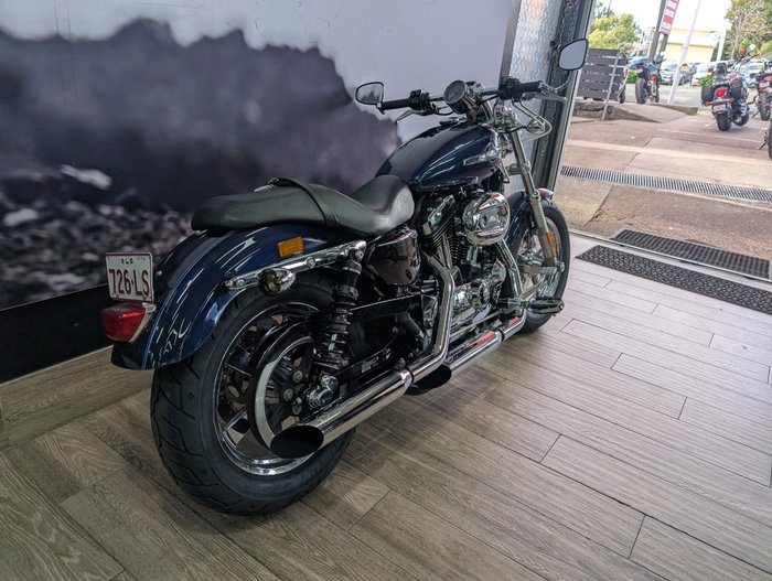2014 HARLEY-DAVIDSON XL1200C 1200 CUSTOM BLUE