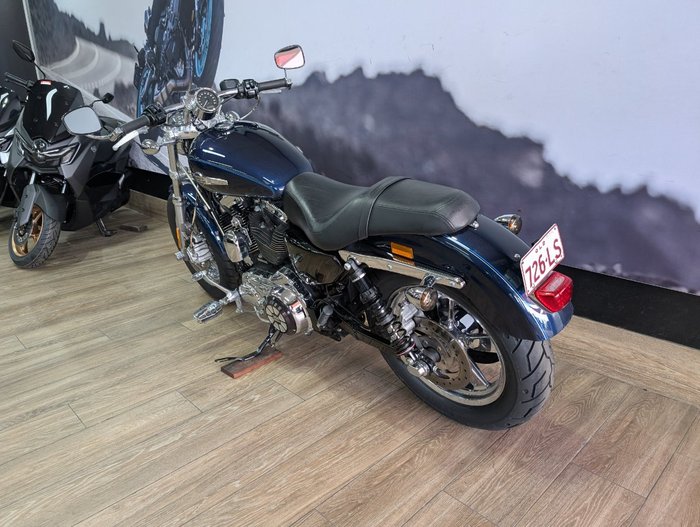 2014 HARLEY-DAVIDSON XL1200C 1200 CUSTOM BLUE