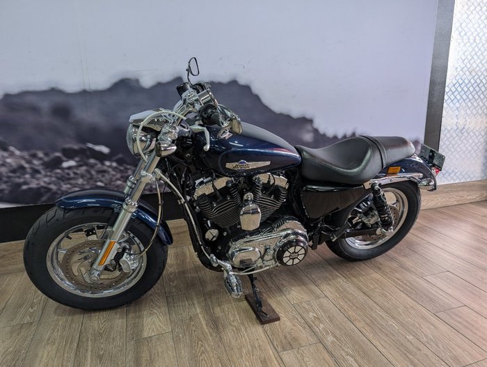 2014 HARLEY-DAVIDSON XL1200C 1200 CUSTOM BLUE