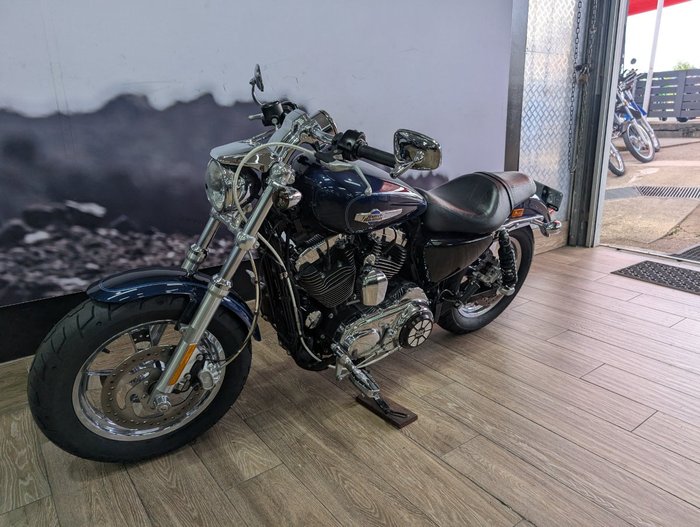 2014 HARLEY-DAVIDSON XL1200C 1200 CUSTOM BLUE