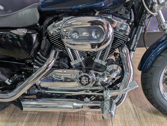 2014 HARLEY-DAVIDSON XL1200C 1200 CUSTOM BLUE