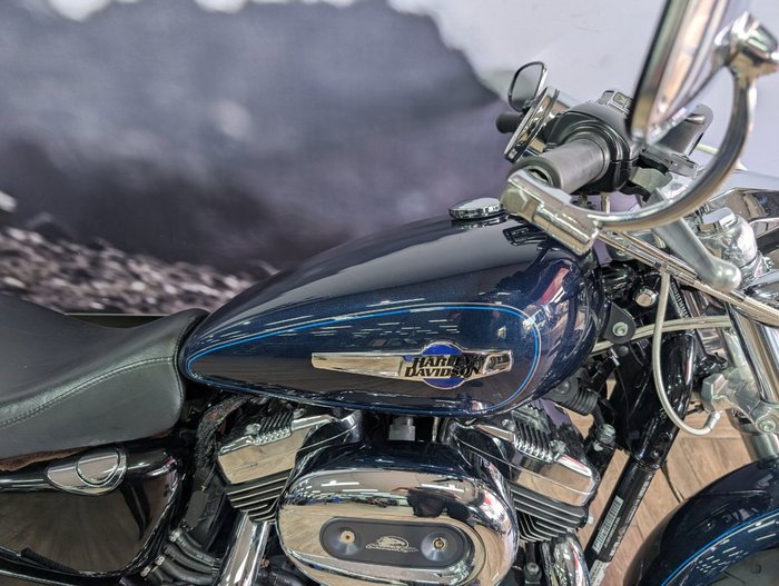 2014 HARLEY-DAVIDSON XL1200C 1200 CUSTOM BLUE
