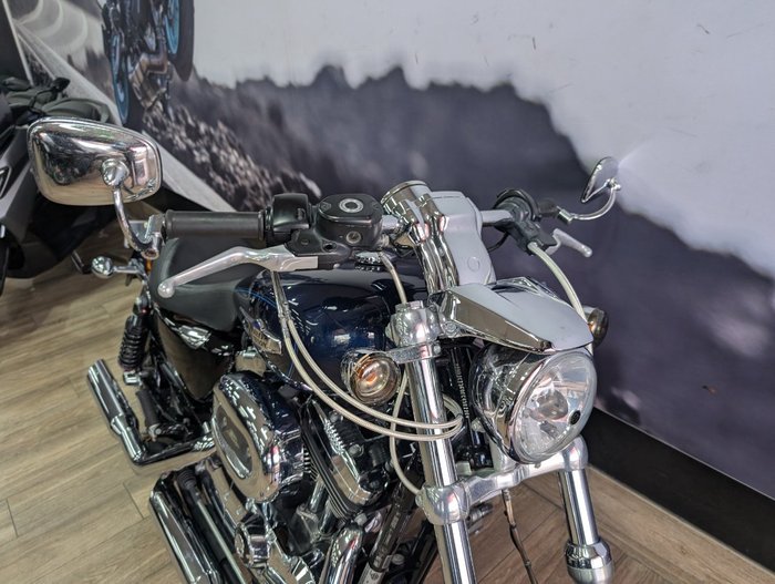 2014 HARLEY-DAVIDSON XL1200C 1200 CUSTOM BLUE