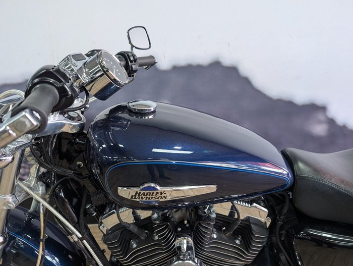 2014 HARLEY-DAVIDSON XL1200C 1200 CUSTOM BLUE