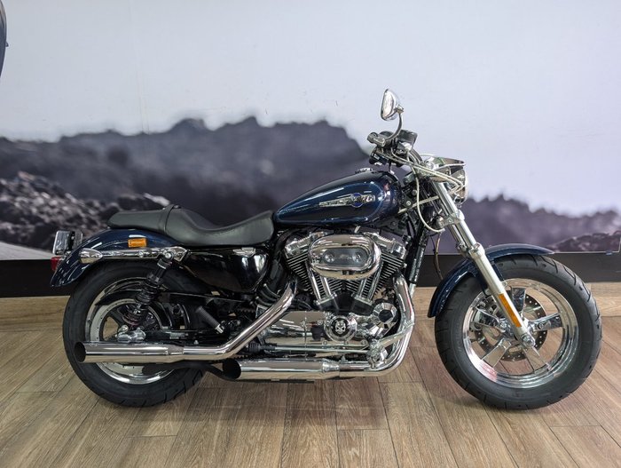 2014 HARLEY-DAVIDSON XL1200C 1200 CUSTOM BLUE