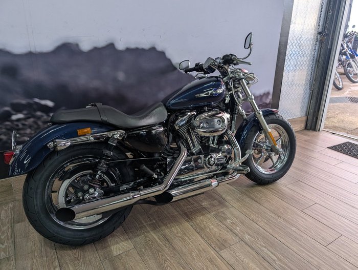 2014 HARLEY-DAVIDSON XL1200C 1200 CUSTOM BLUE