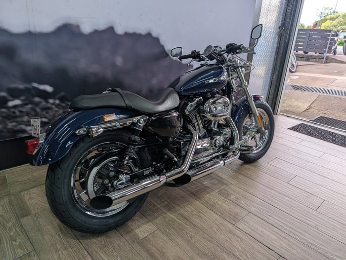 2014 HARLEY-DAVIDSON XL1200C 1200 CUSTOM BLUE