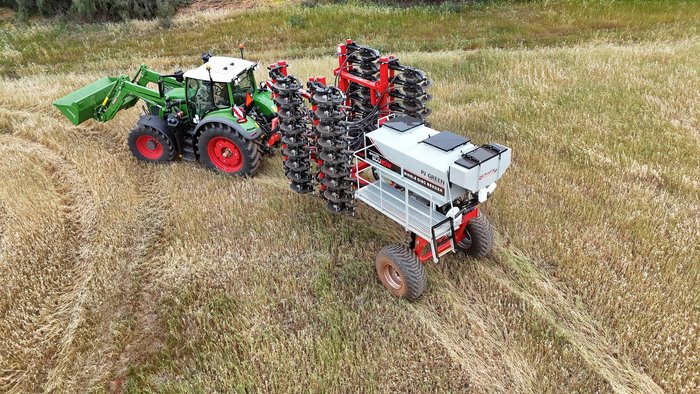 SERAFIN ECOSOW 738 SINGLE DISC SEEDER WITH PJ GREEN 3000L NEW