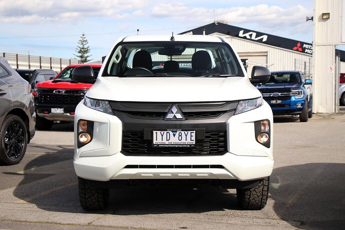 2023 Mitsubishi Triton GLX MR MY23 4X4 Dual Range White
