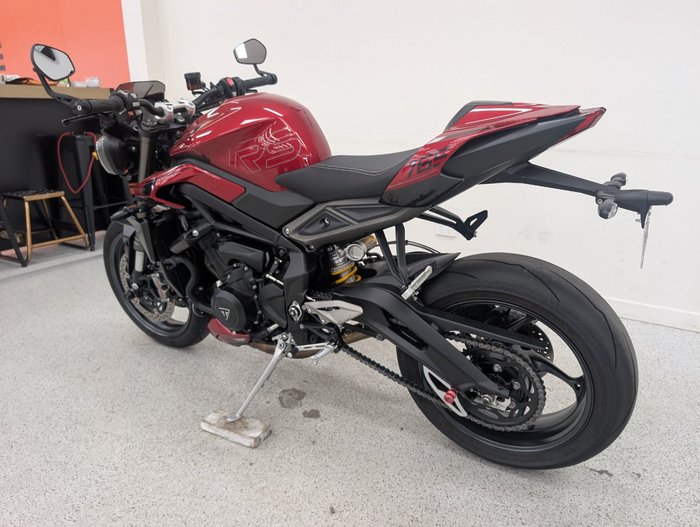 2025 Triumph 2025 Triumph 765CC STREET TRIPLE RS Carnival Red