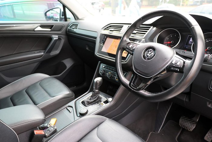 2018 Volkswagen Tiguan 162TSI Highline 5N MY19 Four Wheel Drive Pure White
