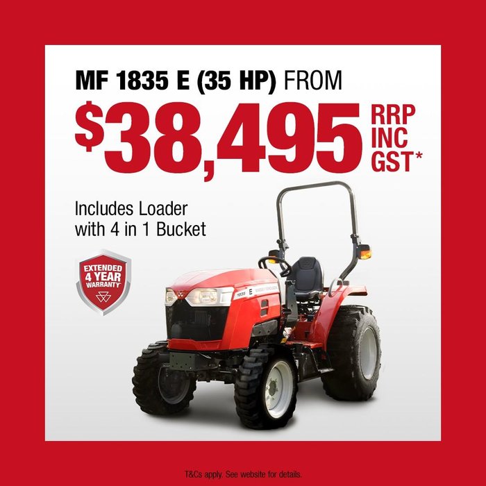 2026 MF 1835E 34Hp Compact Tractor
