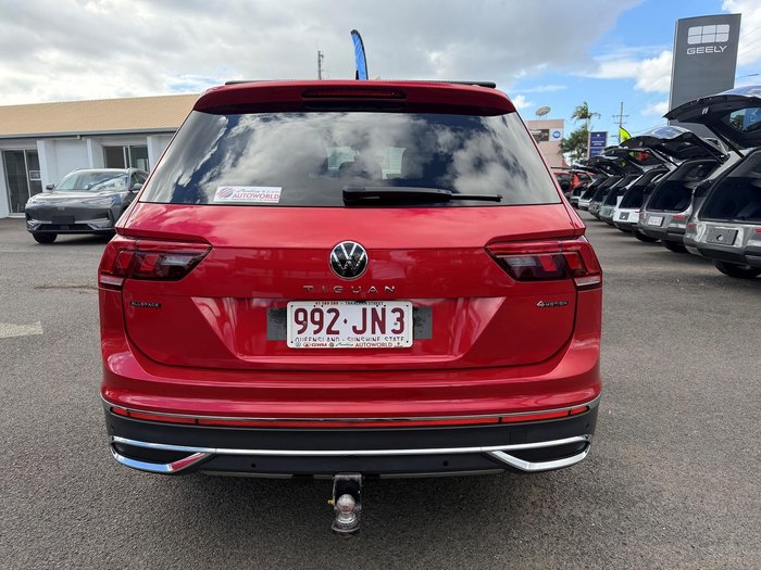 2023 Volkswagen Tiguan 162TSI Elegance Allspace 5N MY23 Four Wheel Drive Kings Red