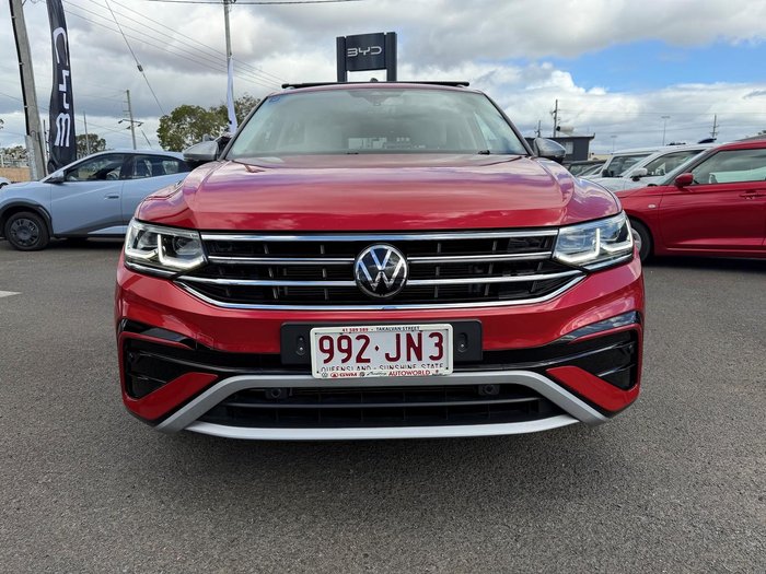 2023 Volkswagen Tiguan 162TSI Elegance Allspace 5N MY23 Four Wheel Drive Kings Red