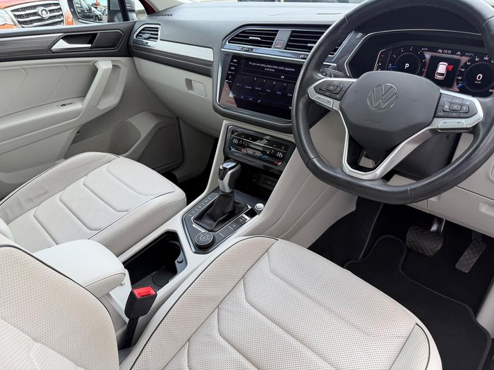 2023 Volkswagen Tiguan 162TSI Elegance Allspace 5N MY23 Four Wheel Drive Kings Red